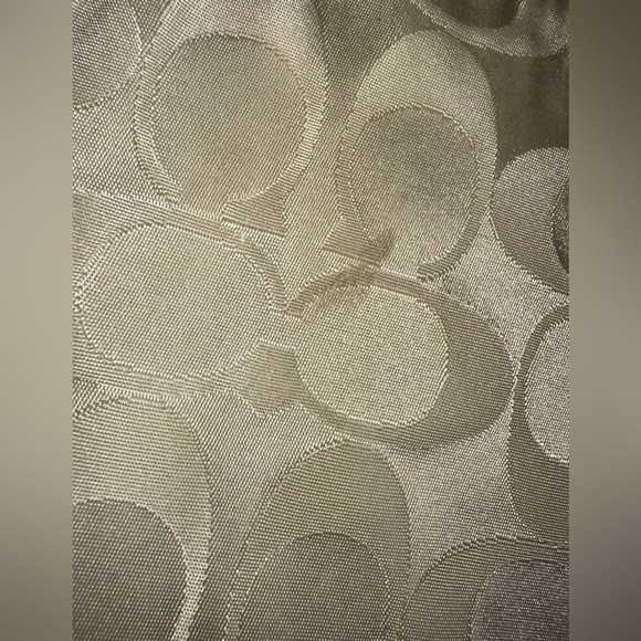 Coach Legacy Weekend Signature Nylon Sleeve Case Pouch Khaki Pink Accent - Picture 4 of 8